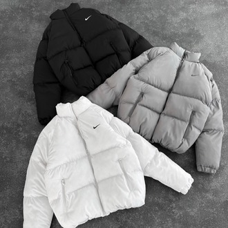 Oversize kalıp puffer mont
