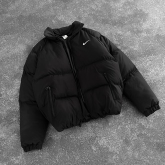 Oversize kalıp puffer mont