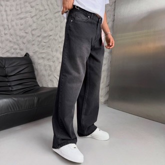 Fular detaylı baggy pantolon