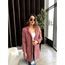 Kırmızı kazayağı blazer ceket