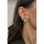 Altın Kaplama Fiyonk Model Gold Küpe 