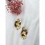 ZARA ZİNCİR MODEL KÜPE(LEOPAR DETAY)