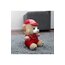 HUGS BABY Kırmızı Elbiseli Peluş Ayıcık 