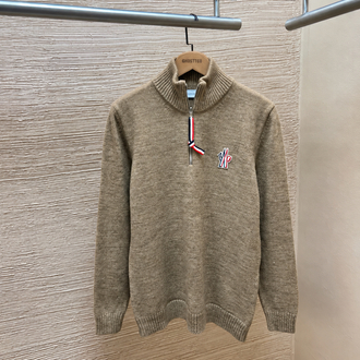 MONCLER HALF ZİP YÜNLÜ KAZAK