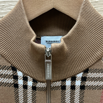 BURBERRY ZİP TRİKO KAZAK