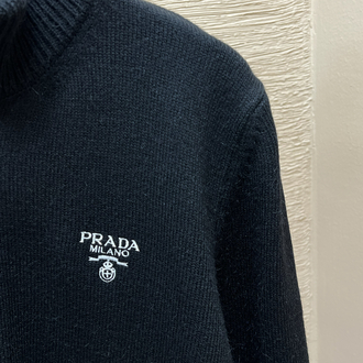 PRADA YÜNLÜ ZİP KAZAK
