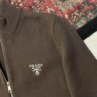 PRADA YÜNLÜ ZİP KAZAK
