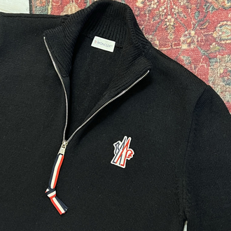 MONCLER HALF ZİP YÜNLÜ KAZAK
