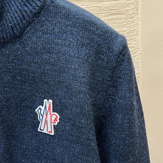 MONCLER HALF ZİP YÜNLÜ KAZAK