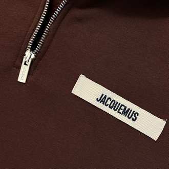 JACQUEMUS HALF ZİP SWEATSHİRT