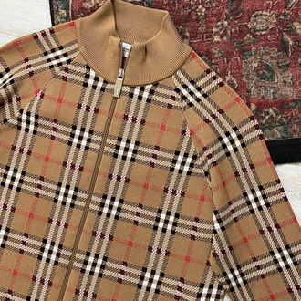 BURBERRY ZİP TRİKO KAZAK