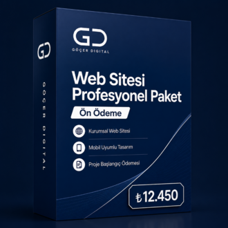 Web Sitesi Profesyonel Paket - Ön Ödeme