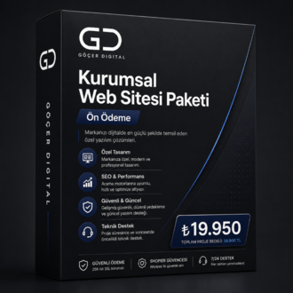 Kurumsal Web Sitesi Paketi - Ön Ödeme