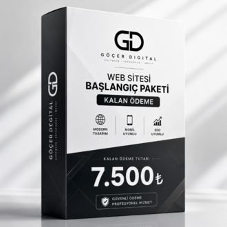 Web Sitesi Başlangıç Paketi - Kalan Ödeme