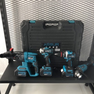 Profesyonel 21V Çift Akü 4 lü Set