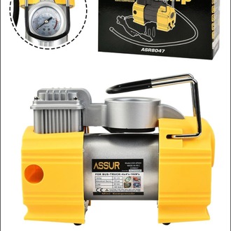 Assur 12v Çakmaklık Girişli 150 psi Mini Hava Kompresörü