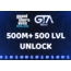 GTA Online 500m + 500 Level + Unlock Boost!