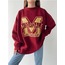 Moordale Baskılı Oversize Içi Pamuklu Sweatshirt