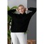 Basic Siyah Kapüşonlu Sweatshirt