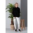 Basic Siyah Kapüşonlu Sweatshirt