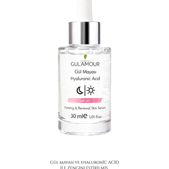 Gül mayası & hyaluronic acid cilt serumu