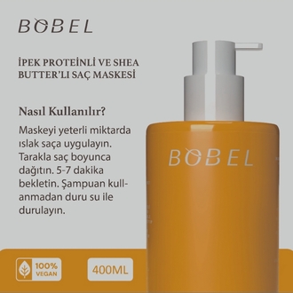 İPEK PROTEİNLİ VE SHEA BUTTER'LI SAÇ MASKESİ 