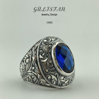 “Gülistan” Ametist Taşlı Yüzük