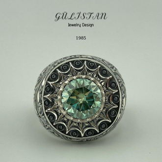 “Gülistan” Moissanite (Mozanit) Taşlı Yüzük