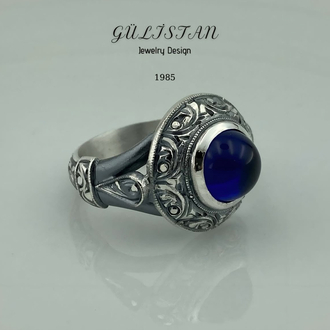 “Gülistan” Lal Taşlı Yüzük