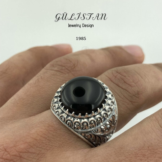 “Gülistan” Oltu Taşı Yüzük