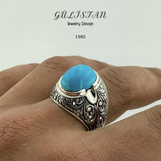 “Gülistan” Firuze Taşlı Yüzük