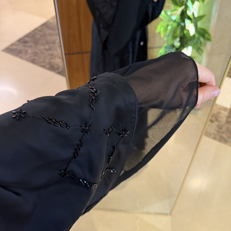 Dubai abaya sal tül detay