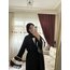 Siyah beyaz PİLİSE ABAYA