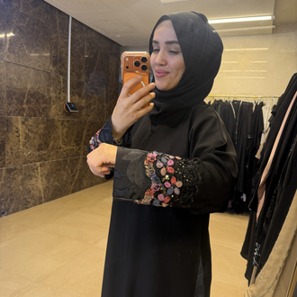 Çiçek abaya şal takım