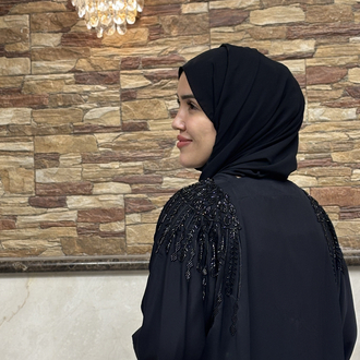 SİYAH LAL ABAYA ŞAL TAKIM