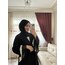 Siyah beyaz PİLİSE ABAYA