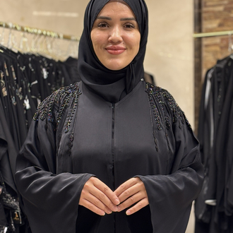 SİYAH LAL ABAYA ŞAL TAKIM