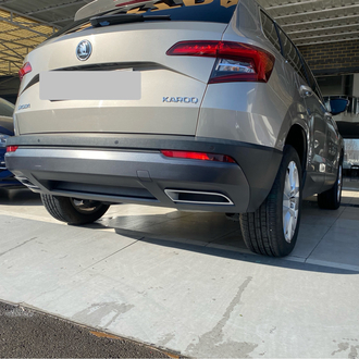 Skoda Karoq 2018-2021 TEK ÇIKIŞ görünüm difüzör