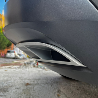 Skoda Karoq 2018-2021çift çıkış görünüm difüzör