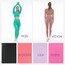 Spor Tayt Crop takım Seamless