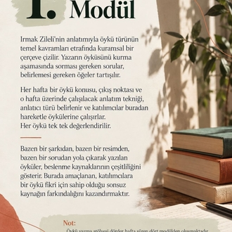 Öykü Yazma Atölyesi 1.Modül
