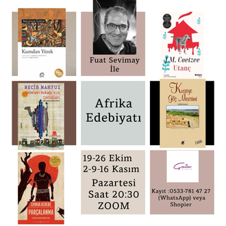 Fuat Sevimay ile Afrika Edebiyatı -5 Hafta