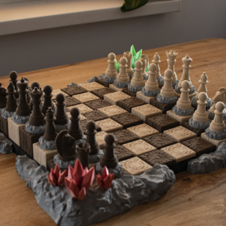 FANTASTİK SATRANÇ TAKIMI 3D BASKI