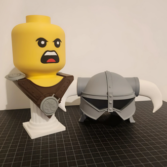 BRICK DRAGONBORN SKYRIM BÜST 3D 15 CM