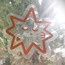 Sevimli Yıldız Suncatcher, Pencere İçin Renkli Statik Sticker