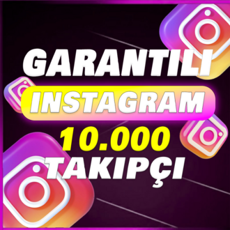 [365 Gün Garantili] - Instagram 10.000 Takipçi 