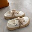 Dörtgen Tasarımlı Japon Tarzı  Slip-On Ayakkabı