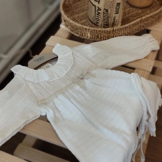 Kız Bebek Authentıc Tulum Ekru Renk Mevsimlik Tulum (0-6 Ay)