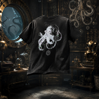 The “Octopus & Pendant” Noir T_shirt