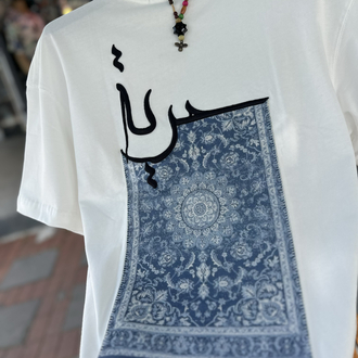 PHAZZBRAND "Kün Hurran" Oversize T-Shirt (Beyaz)